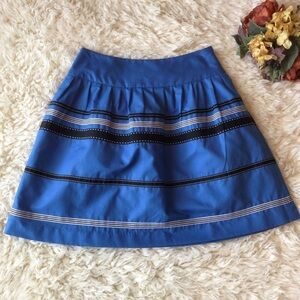 Worth 100% Cotton Striped mini skirt